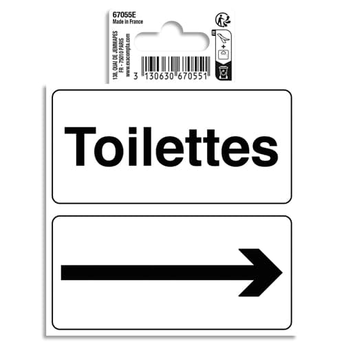 [466451] EXA PAN WC AV FLECHE PVC 10x10CM 67055E       999W