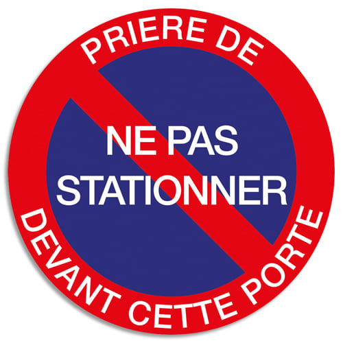 [466460] EXA PANN NE PAS STATIONNER 30 CM 67102E       999W