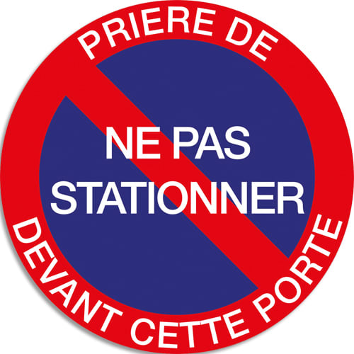 [466461] EXA PANN NE PAS STATIONNER 20 cm 67104E       524E