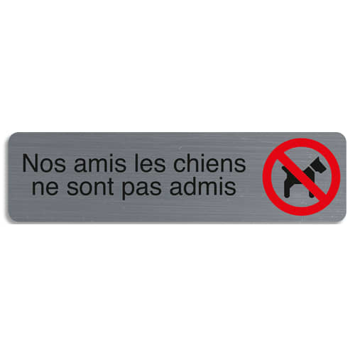 [466518] EXA PLAQ ADH CHIEN INTERDITS 67176E       999W