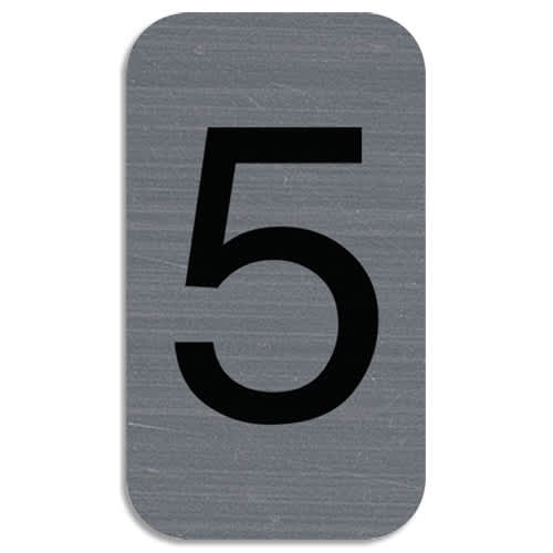 [466529] EXA PLAQ ADH CHIFFRE 5 67185E       999W