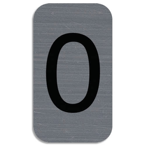[466535] EXA PLAQ ADH CHIFFRE 0 67190E       999W