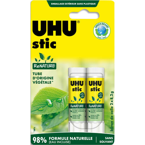 [466687] UHU BS/2 STICS COLLE RENATURE 8.2G 37760       329B