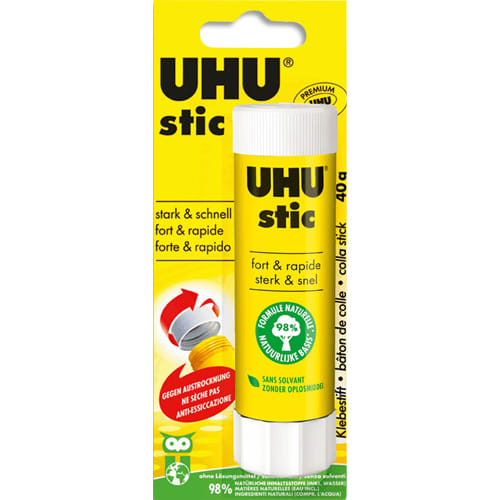 [466693] UHU BS/ STIC DE COLLE BLANCHE 40G 50192       329A