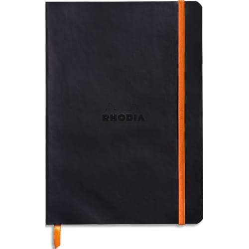 [466810] RHO CARNET A5 160P DOT NOIR 117452C