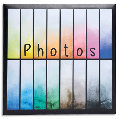 [466873] EXA ALBUM RAINBOW 22,5X22CM NOIR 62882E