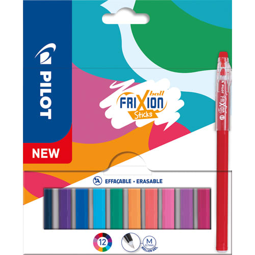 [466930] PIL P/12 FRIXION BALL STIC ASS WLT426776       283B