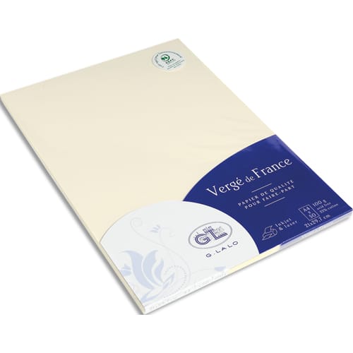 LALO ET/50F A4 100G VERGE IVOIRE 47216L