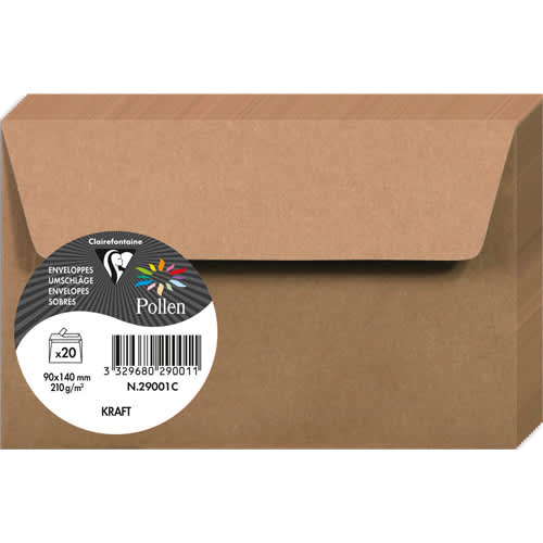 [467002] CLF P/20 ENV 90X140 POLLEN KRAFT 29001C