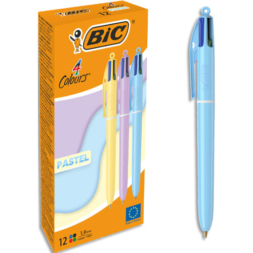 BIC 4 COULEURS FULL PASTEL ASS 517320       272G