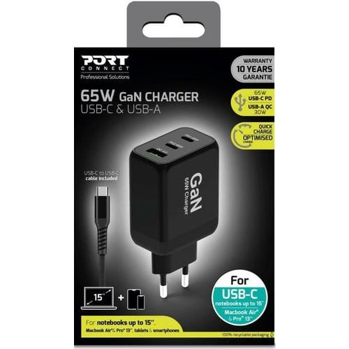 [467970] PCN CHARGEUR GAN 3P 65W 900106