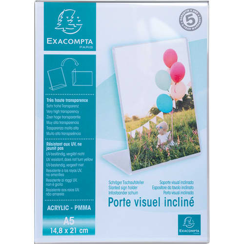 [468599] EXA PORTE VISUEL A5 INCLINE VERTI 85058D       417G