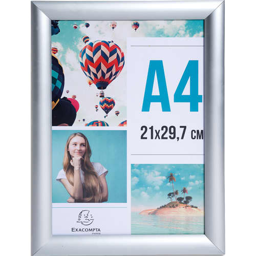 [468616] EXA CADRE MURAL A4 ALUMINIUM 8494358D       418G