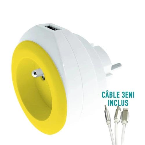[468984] WTC PRISE+USB BEWATT JNE CH220USBJAUB       999W