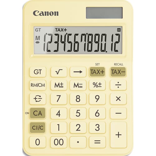 [479218] CNO CALCULATRICE LS-125KB JAUNE 6819C004       134B