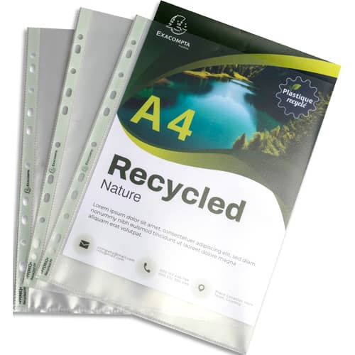 [480597] EXA S/25 POCH PERF PP12 RECYGRAINE 5350E       196C